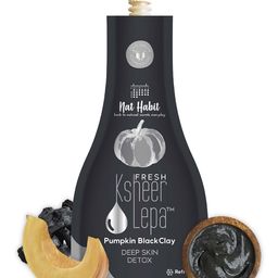 Nat Habit Fresh Ksheer Lepa Pumpkin Black Clay Deep Skin Detox Face Mask 40gm-49