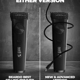 BEARDO Men PR2633 Don Trimmer With 2.5 Hour Runtime & 20 Length Settings - Black image 4