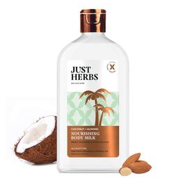Just Herbs Skincare Deep Nourishing & Hydrating Body Milk with Coconut & Almond - 300 ml-22