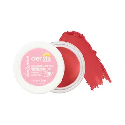 Clensta Lush & Blush Lip Cheek & Eye Tint with Vitamin E & Castor Oil 5g - Candy Cane 76-48