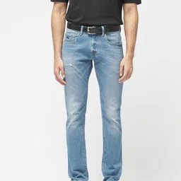 RARE RABBIT Men Zinon Slim Fit Mid Rise Stretchable Jeans-image-63