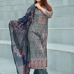 Libas Ethnic Motifs Printed Kurta with Trousers & With Dupatta-44