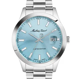 Mathey-Tissot Swiss Made Blue Dial Limited Edition Analog Watch for Men's - H451BU-50