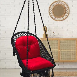 Patiofy Premium U-Shaped Comfortable Hammock Swing Chair With Cushion-picture-37