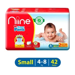 Niine Baby Diaper Pants Small Size 4-8 KG - 42 Pants-29