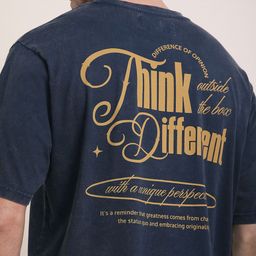 Difference of Opinion Men Typography Printed Round Neck Cotton Oversized T-shirt-image-83
