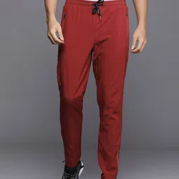 Louis Philippe ATHPLAY Men Slim Fit Mid-Rise Track Pants With Cut-Out & Reflective Strips-image-98