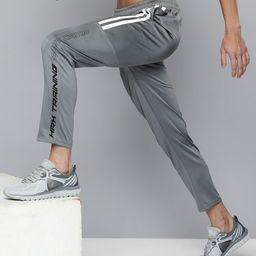HRX by Hrithik Roshan Men Rapid Dry Training Track Pants With Stripe Tape Detail-image-20