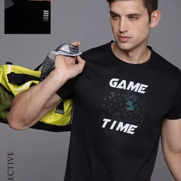 WROGN ACTIVE Men Typography Printed Slim Fit Round Neck Dry Pro Sports T-shirt-picture-29