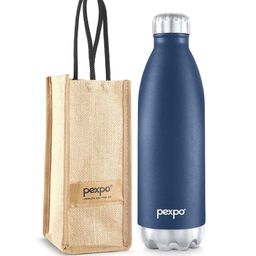Pexpo Navy Blue Stainless Steel Double Wall Vacuum Water Bottle 1.8 L-picture-33