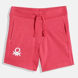 United Colors of Benetton Boys Brand Logo Print Detail Shorts-image-85