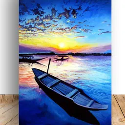 British Terminal Blue & Yellow 1 Piece Paper Other Wall Paintings-image-37