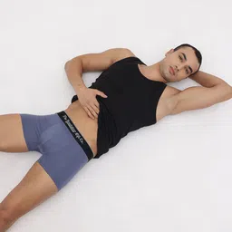 The Roadster Lifestyle Co. Men Solid Ultrasoft Stretchable Waistband Trunk-image-58