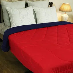 TEAL BY CHUMBAK Red & Grey AC Room 210 GSM Double Bed Comforter-image-15