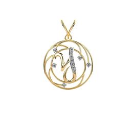 VALANOVA Women 925 Sterling Silver Diamond Pendant-image-71