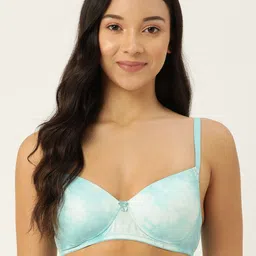 Leading Lady Abstract Printed Full Coverage Lightly Padded Bra-17