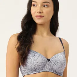 Leading Lady Abstract Printed Full Coverage Lightly Padded Bra-18