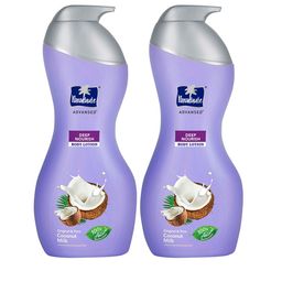 Parachute Set of 2 Original & Pure Coconut Milk Deep Nourish Body Lotion-5