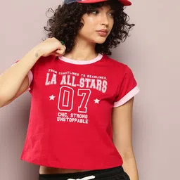 DILLINGER Typography Printed Pure Cotton T-shirt-image-97