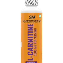 Steadfast Nutrition L-Carnitine 3000mg Liquid Supplement With Vitamin B5 -Orange -450 ml-55