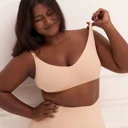 Underneat Women Lightly Padded Seamless Full Coverage Bralette Bra-11