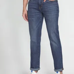 Flying Machine Slim Straight Fit Stone Wash Authentic Signature Jeans-image-4