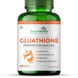 Simply Herbal Glutathione Capsules For Skin Lightening & Whitening - 60 Capsules-29