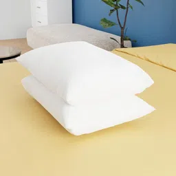 MAXNAP Sleep Support White 2 Pieces Microfiber Filling Breathable Sleep Pillows-52