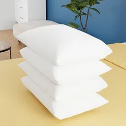 MAXNAP Sleep Support White 4 Pieces Microfiber Filling Breathable Sleep Pillows-image-62
