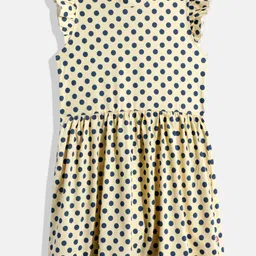 Here&Now X Game Begins Polka Dot Printed Fit & Flare Dress-image-38