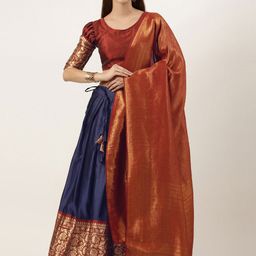 Fabcartz Semi-Stitched Lehenga & Unstitched Blouse With Dupatta-picture-8
