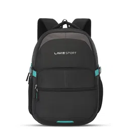 LAVIE SPORT Unisex Brand Logo Printed Ergonomic Backpack With Rain Cover-12
