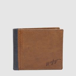 Tommy Hilfiger Men Tan Brown Genuine Leather Two Fold Wallet-23