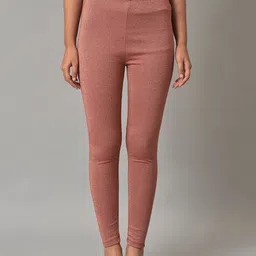 AURELIA Women Solid Ankle-Length Leggings-image-30