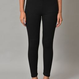 AURELIA Women Solid Ankle Length Leggings-20