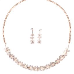 Ramdev Art Fashion Jwellery Rose Gold-Plated CZ-Studded Jewellery Set-image-35