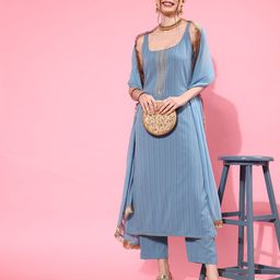 Varanga Women Yoke Design Kurta with Trousers & Dupatta-picture-39