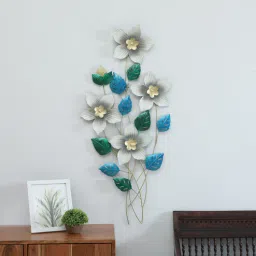 toughcrafts Iron Bunch Of Flowers Wall Metal Art-picture-41
