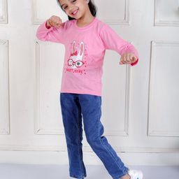 Superminis Girls Graphic Printed Long Sleeves Cotton T-shirt-image-23