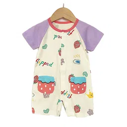 StyleCast x Revolte Infant Girls Conversational Printed Cotton Romper-image-38