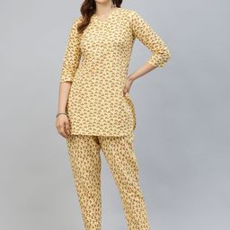 KALINI Printed Pure Cotton Co-Ords-picture-57