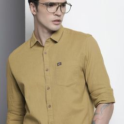 The Indian Garage Co Slim Fit Opaque Casual Shirt-picture-3