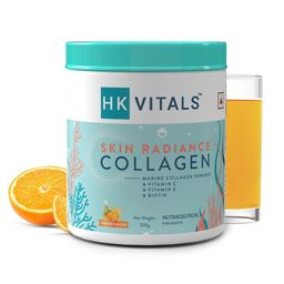 HK VITALS Orange Flavoured Skin Radiance Collagen Powder with Vitamin C & E - 200 g-11