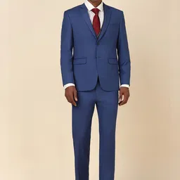 Allen Solly Slim-Fit Single-Breasted Three-Piece Formal Suit-image-41