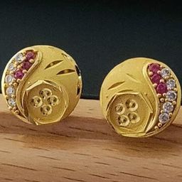 Niva Fashion Stylish & Trendy Gold Earrings Alloy Earring Set-17