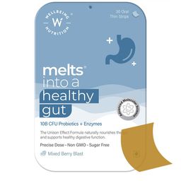 Wellbeing Nutrition Melts Into Healthy Gut Mixed Berry Blast Thin Oral Strips - 30 Strips-34