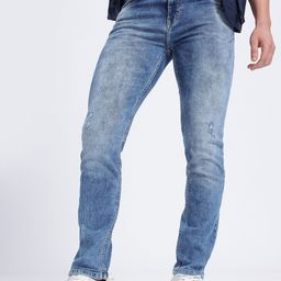 The Roadster Life Co. Men Skinny Fit Mid-Rise Low Distress Light Fade Stretchable Jeans-image-63