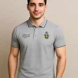 R.Code by The Roadster Polo Collar Cotton regular Fit T-shirt-image-79