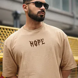 Maniac Men Embroidered Round Neck Cotton Relaxed Fit T-shirt-image-25