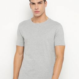 appulse Henley Neck Short Sleeves Cotton Relaxed Fit T-shirt-image-69